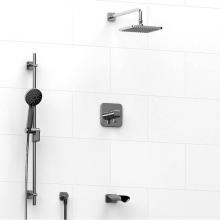 Riobel KIT#1345SAC - Type T/P (thermostatic/pressure balance) 1/2'' coaxial 3-way system with hand shower rai