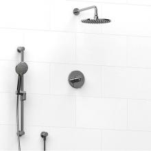 Riobel KIT#1623C - Type T/P (thermostatic/pressure balance) 1/2'' coaxial system with hand shower rail and
