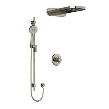 Riobel KIT#2745MMRDXBN - Type T/P (thermostatic/pressure balance) 1/2'' coaxial 3-way system with hand shower rai