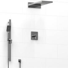 Riobel KIT#2745PFTQC - Type T/P (thermostatic/pressure balance) 1/2'' coaxial 3-way system with hand shower rai