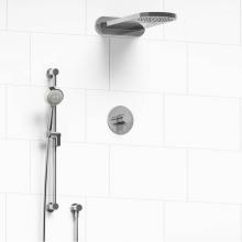  KIT#2745SYTMC - Type T/P (thermostatic/pressure balance) 1/2'' coaxial 3-way system with hand shower rai