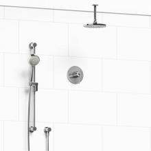Riobel KIT#323CSTMC-6 - Type T/P (thermostatic/pressure balance) 1/2'' coaxial 2-way system with hand shower and