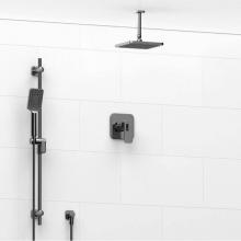 Riobel KIT#323EQBK-6 - Type T/P (thermostatic/pressure balance) 1/2'' coaxial 2-way system with hand shower and