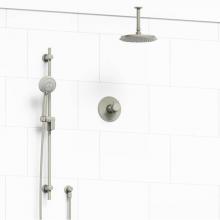Riobel KIT#323MMRD+BN-6 - Type T/P (thermostatic/pressure balance) 1/2'' coaxial 2-way system with hand shower and