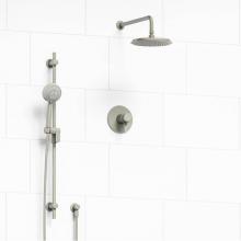 Riobel KIT#323MMRDJBN - Type T/P (thermostatic/pressure balance) 1/2'' coaxial 2-way system with hand shower and
