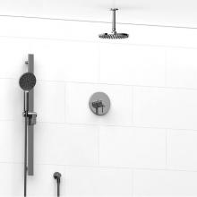 Riobel KIT#323PXTMC-6 - Type T/P (thermostatic/pressure balance) 1/2'' coaxial 2-way system with hand shower and