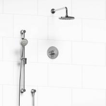 Riobel KIT#323SYTMC-EX - Type T/P (thermostatic/pressure balance) 1/2'' coaxial 2-way system with hand shower and