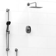 Riobel KIT#323VYC - Type T/P (thermostatic/pressure balance) 1/2'' coaxial 2-way system with hand shower and