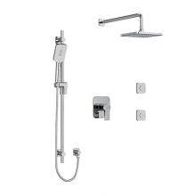  KIT#3545FRC - Type T/P (thermostatic/pressure balance)  1/2'' coaxial 3-way system, hand shower rail,