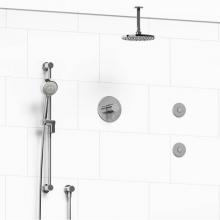 Riobel KIT#3545SYTMC-6 - Type T/P (thermostatic/pressure balance) 1/2'' coaxial 3-way system, hand shower rail, e