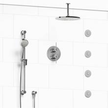 Riobel KIT#483CSTMC-6 - Type T/P (thermostatic/pressure balance) 3/4'' double coaxial system with hand shower ra