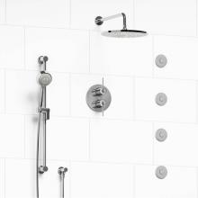 Riobel KIT#483CSTMC - Type T/P (thermostatic/pressure balance) 3/4'' double coaxial system with hand shower ra