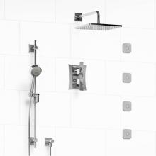 Riobel KIT#483EFC - Type T/P (thermostatic/pressure balance) 3/4'' double coaxial system with hand shower ra