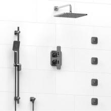 Riobel KIT#483EQC - Type T/P (thermostatic/pressure balance) 3/4'' double coaxial system with hand shower ra