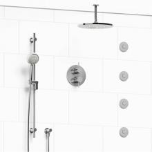 Riobel KIT#483PATMC-6 - Type T/P (thermostatic/pressure balance) 3/4'' double coaxial system with hand shower ra
