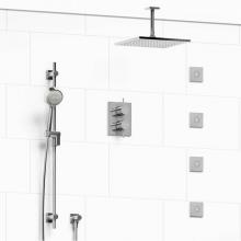 Riobel KIT#483PATQC-6 - Type T/P (thermostatic/pressure balance) 3/4'' double coaxial system with hand shower ra