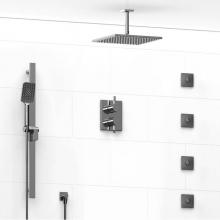 Riobel KIT#483PFTQC-6 - Type T/P (thermostatic/pressure balance) 3/4'' double coaxial system with hand shower ra
