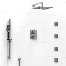 Riobel KIT#483PXTQC - Type T/P (thermostatic/pressure balance) 3/4'' double coaxial system with hand shower ra