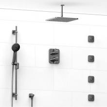 Riobel KIT#483SAC-6 - Type T/P (thermostatic/pressure balance) 3/4'' double coaxial system with hand shower ra