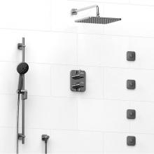 Riobel KIT#483SAC - Type T/P (thermostatic/pressure balance) 3/4'' double coaxial system with hand shower ra