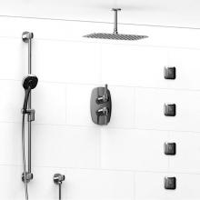 Riobel KIT#483VYC-6 - Type T/P (thermostatic/pressure balance) 3/4'' double coaxial system with hand shower ra