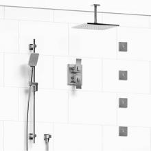 Riobel KIT#483ZOTQC-6 - Type T/P (thermostatic/pressure balance) 3/4'' double coaxial system with hand shower ra