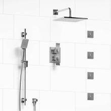 Riobel KIT#483ZOTQC - Type T/P (thermostatic/pressure balance) 3/4'' double coaxial system with hand shower ra