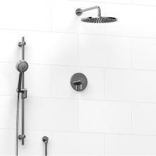 Riobel KIT#5423C - Type T/P (thermostatic/pressure balance) 1/2'' coaxial 2-way system with hand shower and