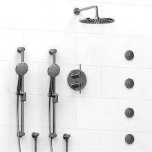  KIT#783GSC - Type T/P (thermostatic/pressure balance)  3/4'' double coaxial system with 2 hand shower