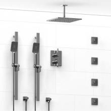Riobel KIT#783PFTQC-6 - Type T/P (thermostatic/pressure balance) 3/4'' double coaxial system with 2 hand shower