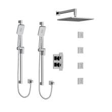  KIT#783USBN - Type T/P (thermostatic/pressure balance)  3/4'' double coaxial system with 2 hand shower