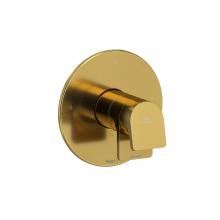 Riobel TOD23BG - Ode™ 1/2'' Therm & Pressure Balance Trim With 3 Functions
