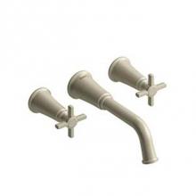  MMSQ05+BN - 8'' wall-mount tub filler