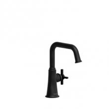 Riobel MMSQS00+BK-10 - Single hole lavatory faucet without drain