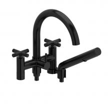  RU06KKNBK - 6'' tub filler with handshower