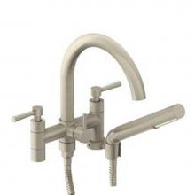 Riobel PA06LBN - 6'' tub filler with handshower