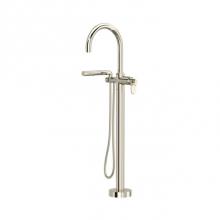 Riobel TAA39PN - Arca™ Thermostatic Single  Hole Floor Mount Tub Filler Trim
