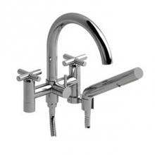  RU06+C - 6'' tub filler with hand shower