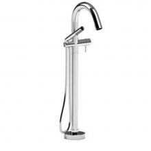  RU39C - 2-way Type T (thermostatic) coaxial floor-mount tub filler with handshower