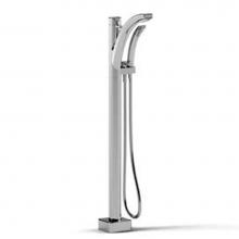 Riobel SA37C - Floor-mount Type T/P (thermostatic/pressure balance) coaxial tub filler with handshower