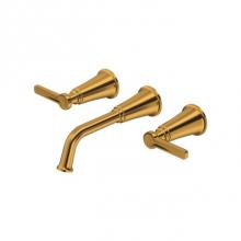 Riobel TMMSQ03JBG - Momenti™ Wall Mount Lavatory Faucet Trim