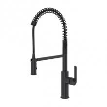 Riobel AU221BK - Authentica™ Pre-Rinse Pull-Down Kitchen Faucet