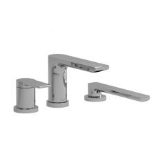  TFR10BN - 3-piece deck-mount tub filler with hand shower trim