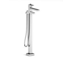 Riobel TUS39C - 2-way Type T (thermostatic) coaxial floor-mount tub filler with hand shower trim
