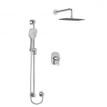  KIT323VYC - Type T/P (thermostatic/pressure balance) 1/2'' coaxial 2-way system with hand shower and