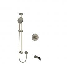  KIT1244RT+BN - 1/2'' 2-way Type T/P (thermostatic/pressure balance) coaxial system with spout and hand