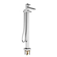  US39BN - 2-Way Type T (Thermostatic) Coaxial Floor-Mount Tub Filler With Hand Shower