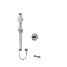  KIT1244SYTMBN - 1/2'' 2-way Type T/P (thermostatic/pressure balance) coaxial system with spout and hand