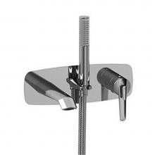 Riobel VY21C - Wall-mount Type T/P (thermo/pressure balance) coaxial tub filler with handshower