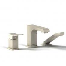 Riobel TZO10BN - 3-piece deck-mount tub filler with hand shower trim